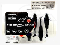クワイエットワンダー MGクロールシャッド 3in #ブラックブルーフレーク 3in 