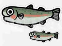 ヒサオデザイン ステッカー -  # チビマスステッカー 