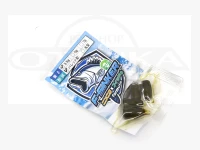 東海イオン F-シンカー - バレット型 ブラック 3.5g ニンニク×フィッシュ