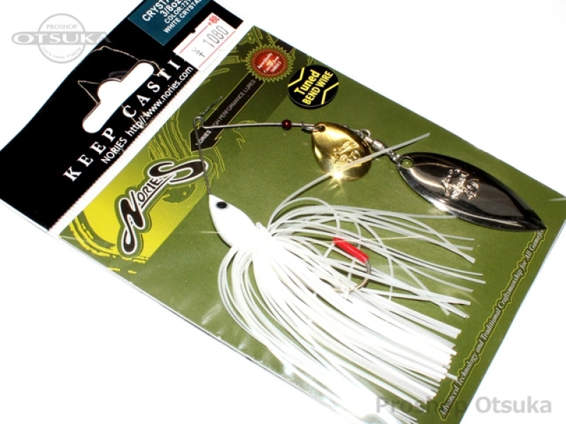 ノリーズ クリスタルs38oz 38oz タンデムウィロー 721 ホワイトクリスタル プロショップオオツカ