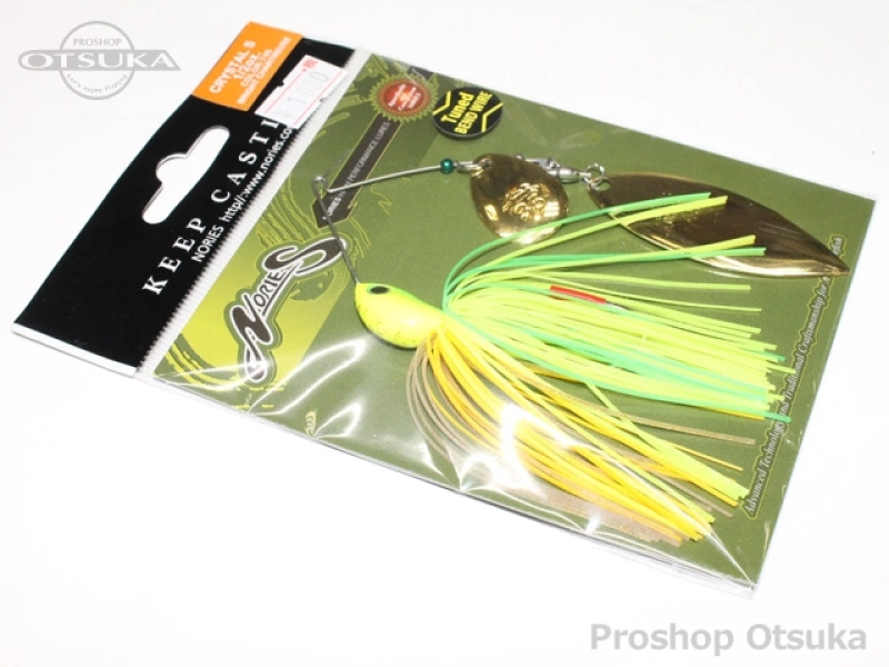 ノリーズ クリスタルS クリスタルS1/2 1/2oz タンデムウィロー #746 ブライトチャート