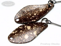 マルキュー・ノリーズ 鱒玄人 ウィーパー -  0.6g #075 ブラウンショット 0.6g