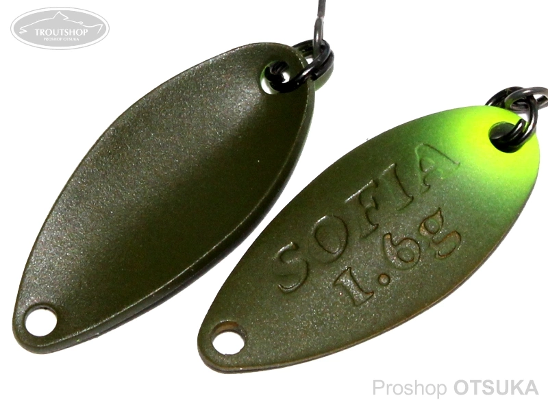 マルキュー・ノリーズ ソフィア 鱒玄人 ソフィア 1.6g 1.6g #023 オリーブホタル