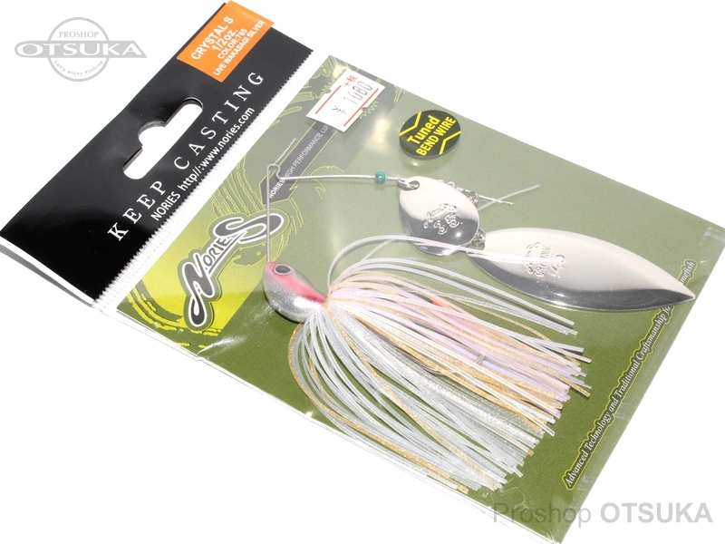 ノリーズ クリスタルs12 12oz タンデムウィロー 765 ライブワカサギシルバー プロショップオオツカ