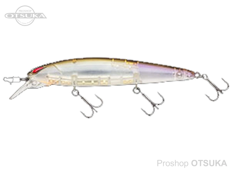 ノリーズ レイダウンミノーミッド110 112mm 16.5g フローティング #BR