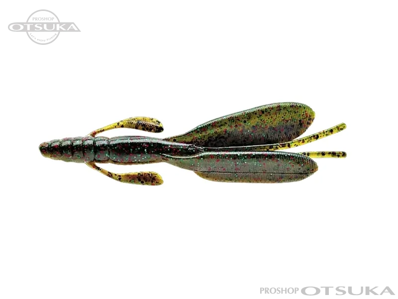 ノリーズ エスケープツイン F-エスケープツイン 4・1/2inch #133 グリパンBKfl/WMレッド+グリーン