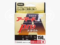デュエル アーマードF+プロ -  トラウト # オレンジ 0.4号(7lbs) マックス3.5kg