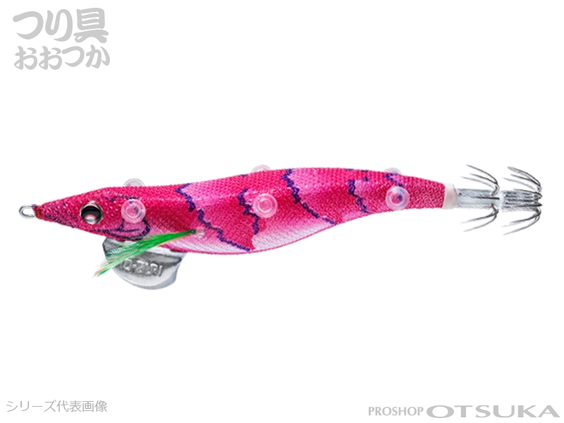 デュエル スシQ スシQ(エサ巻エギ)** ボトム用 3.5号 19.5g #18LYYR 闇夜ローズ