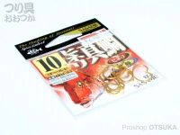 ささめ針 ヒネリ真鯛 - MH-03 #ゴールド 10号