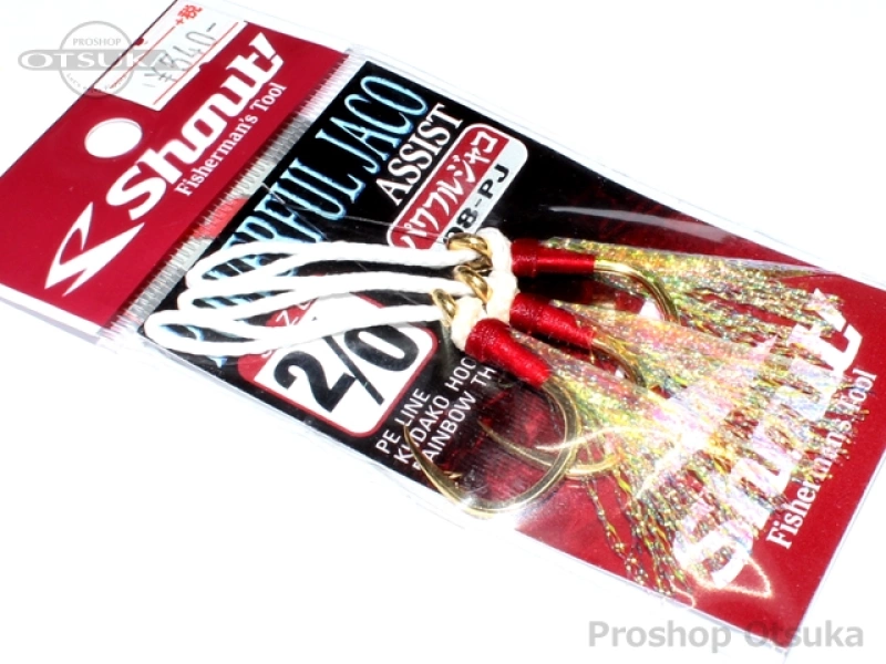 ささめ針 シャウト パワージャコ 08-PJ 2/0 オーロラシート