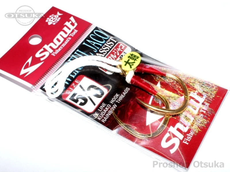 ささめ針 シャウト パワージャコ 08-PJ 5/0 オーロラシート