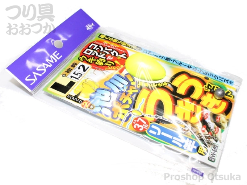 ささめ針 池川ポチャうきうきセット W-662 L 袖針7号ハリス1.5号幹糸2