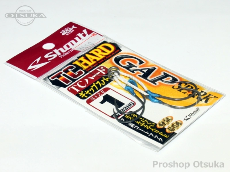 シャウト TCハードギャップスパーク 333HG フックサイズ1 PE長さ1-2.5cm PE強度 50lb　プレスリング #5