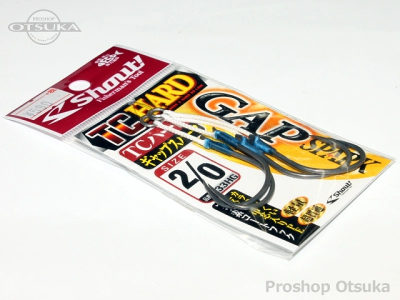 ささめ針 シャウト　ギャップスパークTCハード 333HG フックサイズ 2/0 PE長さ2cm-3.5cm PE強度 80lb　プレスリング #5