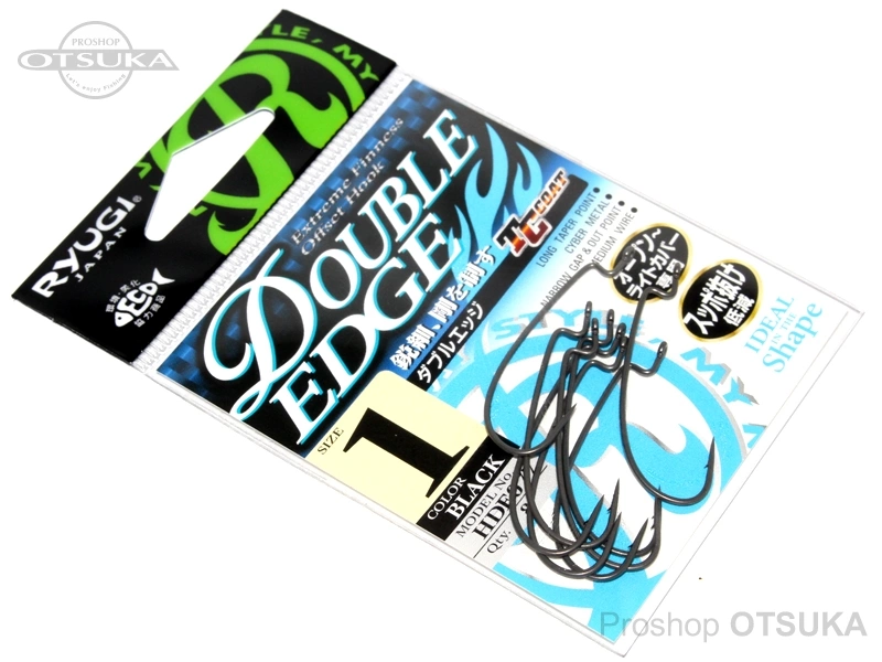 リューギ ダブルエッジ HDE077 #1 #マットブラック