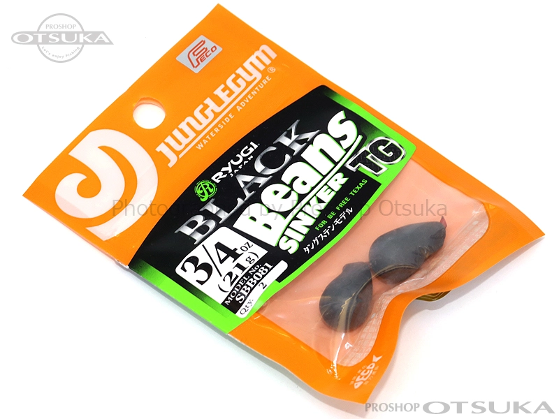 リューギ ビーンズ ブラックビーンズTG 3/4oz Feco対応品 #ブラック