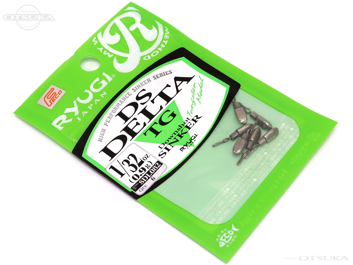 リューギ DSデルタ TG ダウンショットシンカー SLD082 1/32oz 0.9g -