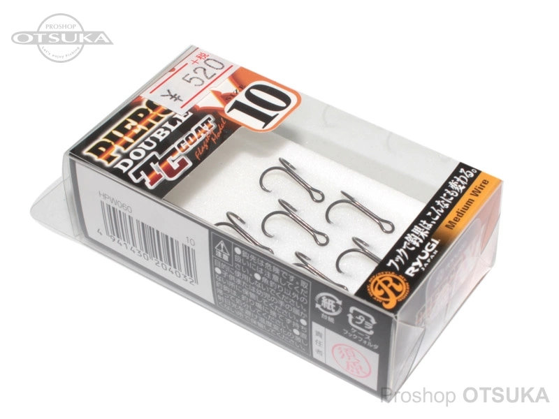 リューギ ピアスダブル HPW060 #10 #ブラック