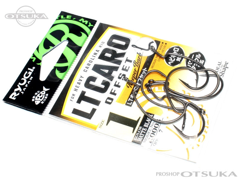 リューギ LTキャロオフセット R0003 サイズ #1 #ブラック