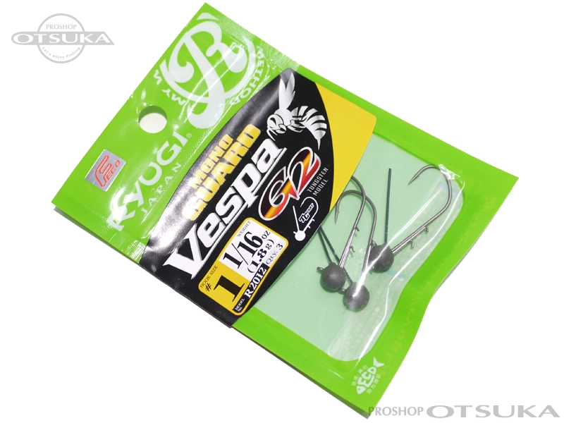 リューギ モノガード ヴェスパ R2012 1/16oz(1.8g) フックサイズ#1 -