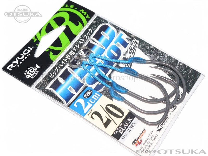 リューギ ヘッドショット RHS-02 #2/0 #ブラック