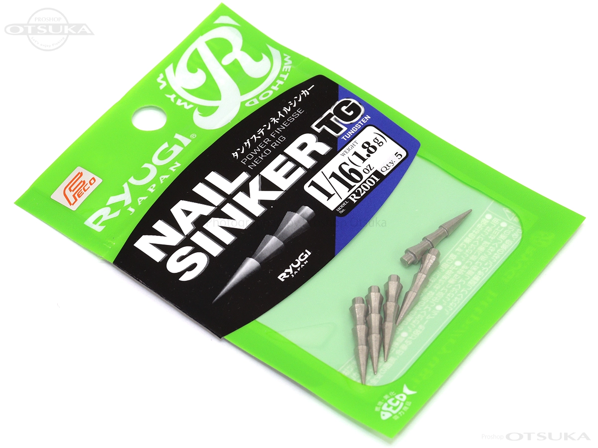 リューギ ネイルシンカーTG R2001 1.8g 1/16oz FECO認定 -
