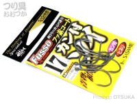 ささめ針 カン付ソイ -  フッ素コート  17号 カン付 ヒネリ TCコート