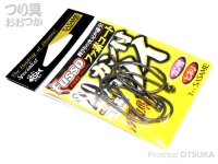 ささめ針 カン付ソイ -  フッ素コート  20号 カン付 ヒネリ TCコート