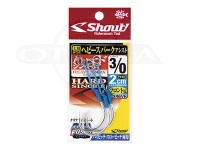 シャウト ヘビースパークアシストハードシングル - 346VH ハイピッチ/スローピッチ両用 #4/0 PE(芯あり)長2cm フロント用 
