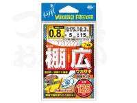 ハリミツ 棚広ワカサギ 秋田キツネ - W-2A - ハリ1.5号 ハリス0.2号 幹糸0.3号