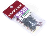 ヴァンフック スプーンエキスパートフック - エキスパートフック SW-21F #フッ素ブラック サイズ#7 細軸