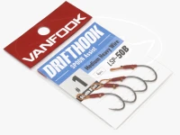 vanfook Drift Hook Spoon Assist - LSP-50B #Stealth Black Size 1 Medium Heavy (Medium Thick Shaft 9)