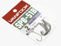 vanfook Expert Hook Heavy - SPB-51B #Stealth Black Size 2 Thick Shaft