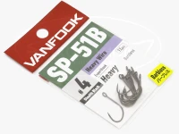 vanfook Expert Hook Heavy - SP-51B #Stealth Black Size 4 Thick Shaft