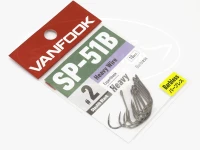 vanfook Expert Hook Heavy - SP-51B #Stealth Black Size 2 Thick Shaft