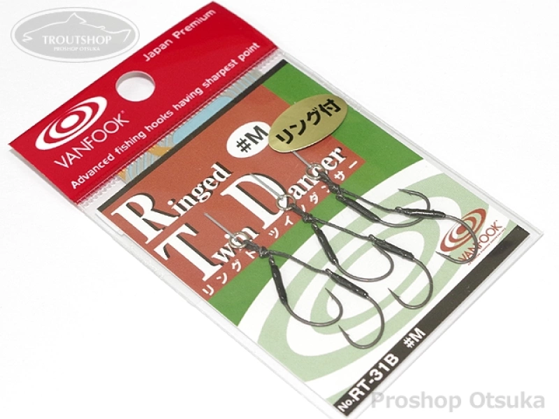 ヴァンフック ツインダンサー RT-31B サイズM #ステルスブラック