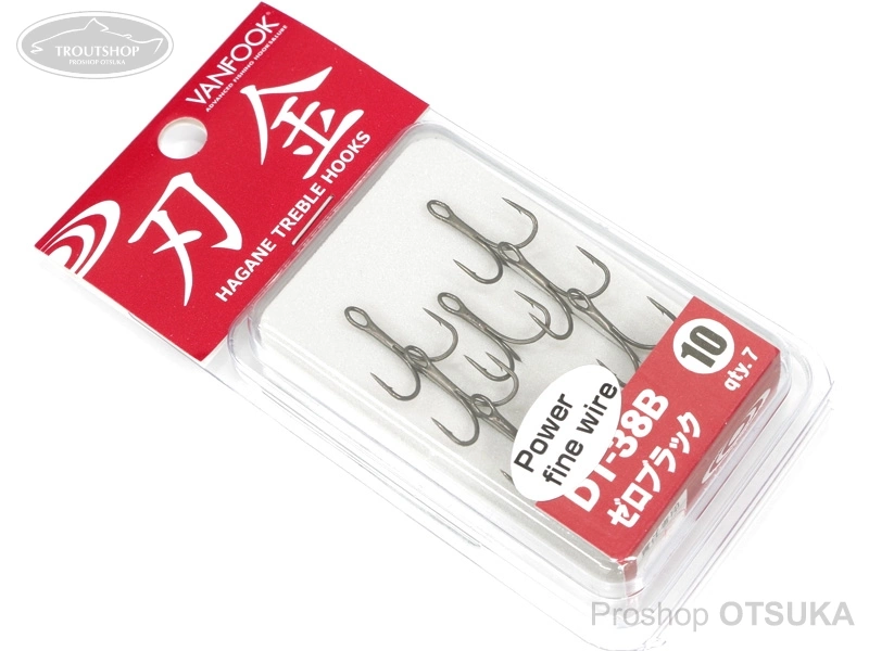 ヴァンフック トリプルフック DT-38B #10 #ゼロブラック
