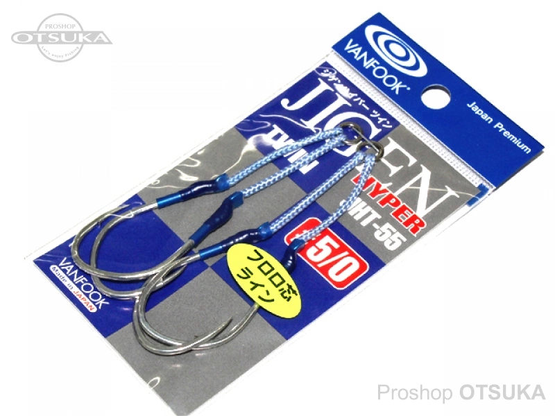 ヴァンフック アシストフック ジゲンハイパーツイン JHT-55 サイズ#5/0 シルバー