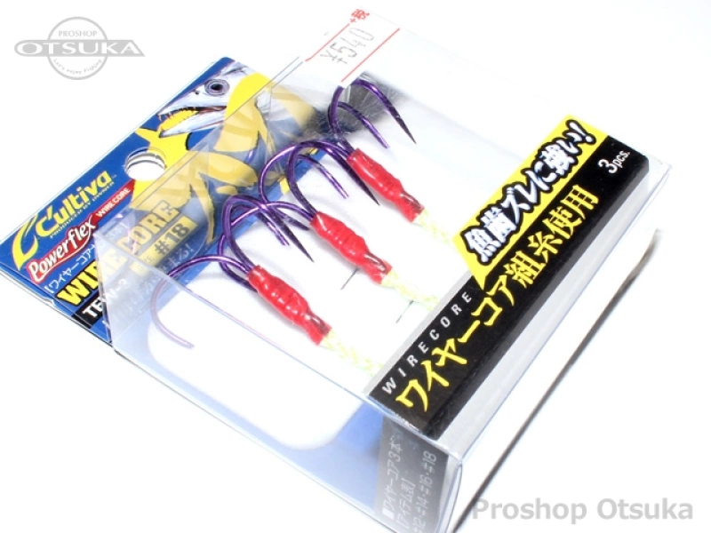 カルティバ 太刀魚用アシストフック TFW-3ワイヤーコア太刀魚 サイズ #18 