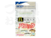オーナー パニック - 仕掛  金袖4号 ハリス0.4号 幹0.6号12本針