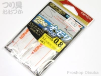 オーナー つけ糸 - フロロ オモリガード付 フロロ60cm 0.8号