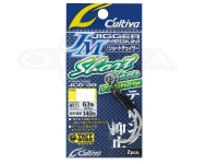 カルティバ ジガー ショートチェイサー - JCS-39  #7/0 組糸強度140lb 耐力63lb