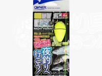 オーナー 夜釣りへ行こう!ウキ釣り編 小 メバル鈎9号ハリス1.5号道糸3号全長4m 予備鈎2セット