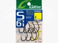 Caltiva Single Hook Cultiva S-61 #burakku #2/0