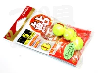 オーナー 鮎玉オモリ - - 蛍光イエロー 5号