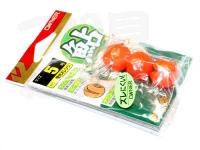 オーナー 鮎玉オモリ - - 蛍光オレンジ 5号