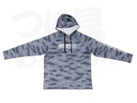オーナー サンブロックフーディー オーナー - 9974 # ブラックフィッシュカモ Sサイズ