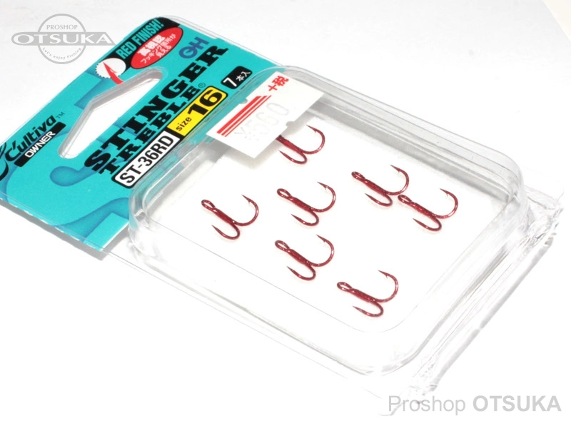 カルティバ プラグフック ST-36RD #16 #レッド