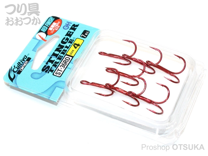 カルティバ プラグフック ST-36RD #4 #レッド