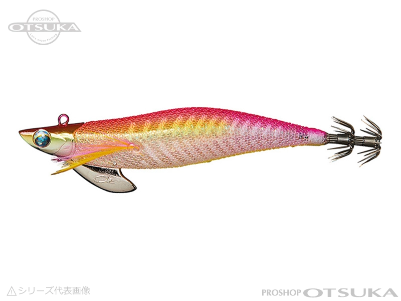 ダイワ エメラルダスボートII 3.0号25g #8 クリア‐ピンク&イエロー